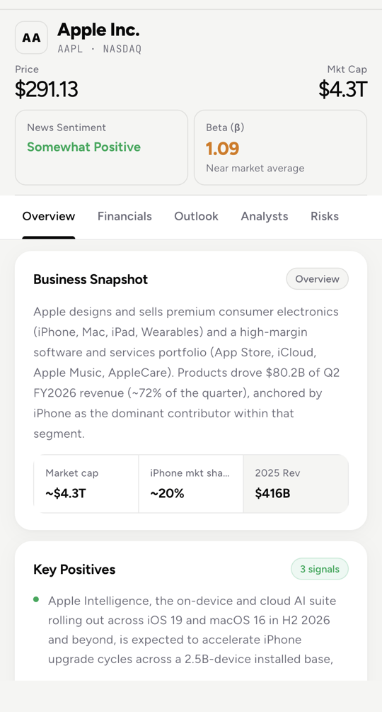 LeadAlpha report screen